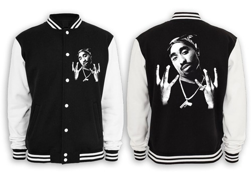 2pac collegejacke west - 2pac,