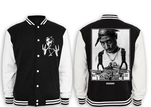 2pac collegejacke west - 2pac, m2